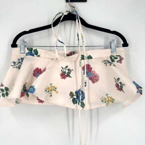 NWT Revolve Endless Rose Halter Crop Top Penelia Print Size Medium - Picture 3 of 8